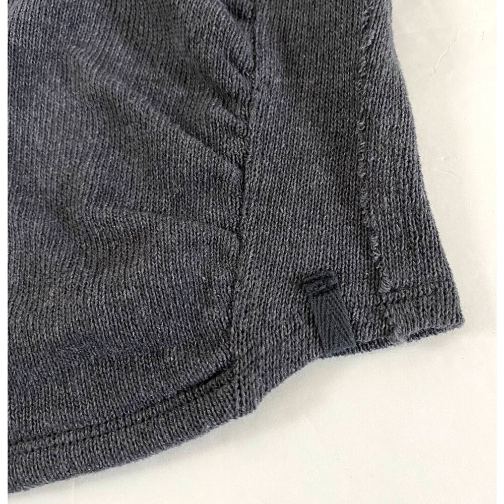 We The Free Like A Boss Tee Womens Size Small Dark Gray Raw Edges Knit NWT - Picture 10 of 16